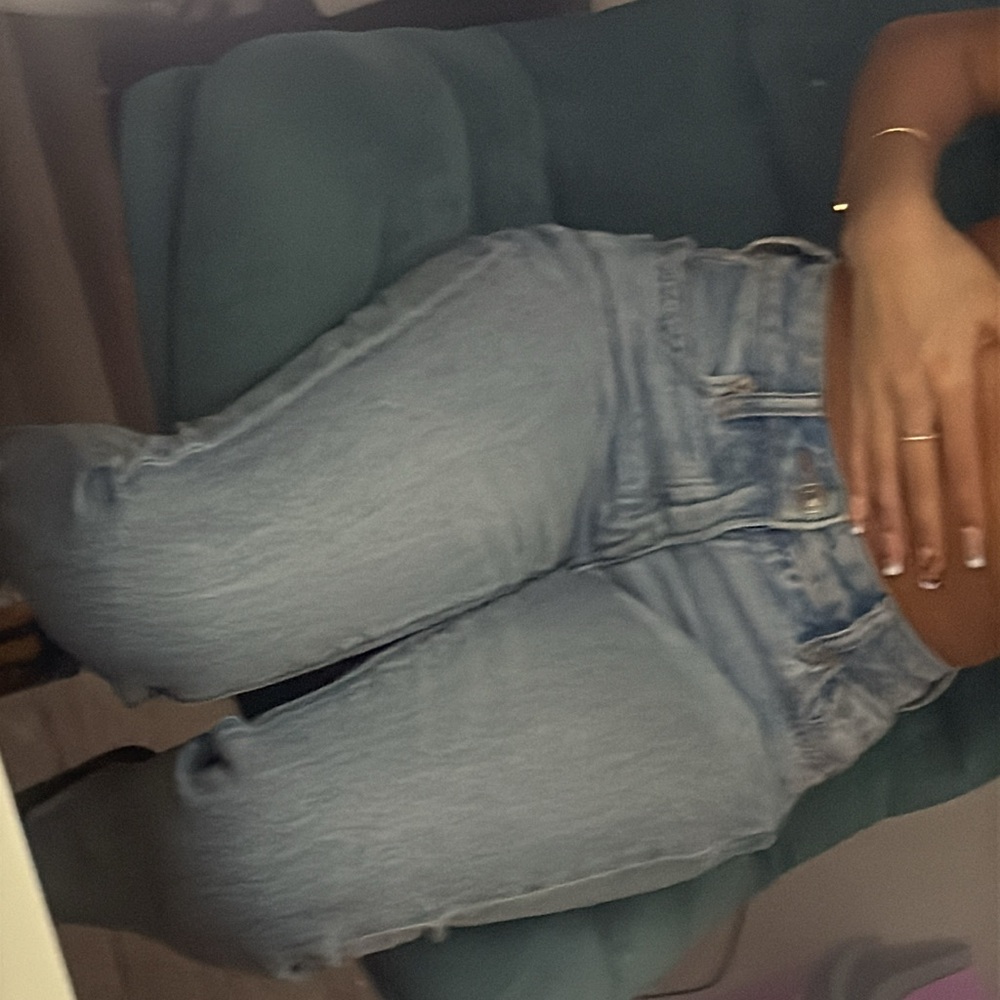 American Eagle Outfitters Light Blue High Rise Jeans